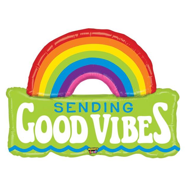 Sending Good Vibes Foil Balloon