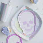 Pastel Skull Dinner Plates