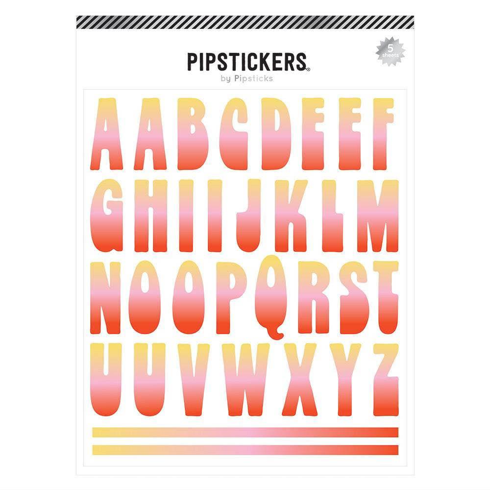 Groovy Big Alphabet by Pipsticks