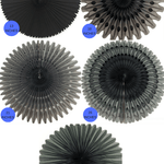 Black Fans, 5 Sizes