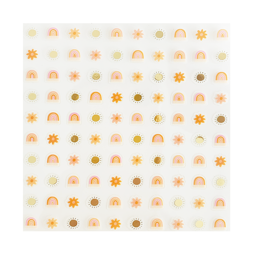 Boho Rainbow Nail Stickers, Daydream Society