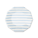 Cobalt Frenchie Striped Small Plates from Daydream Society