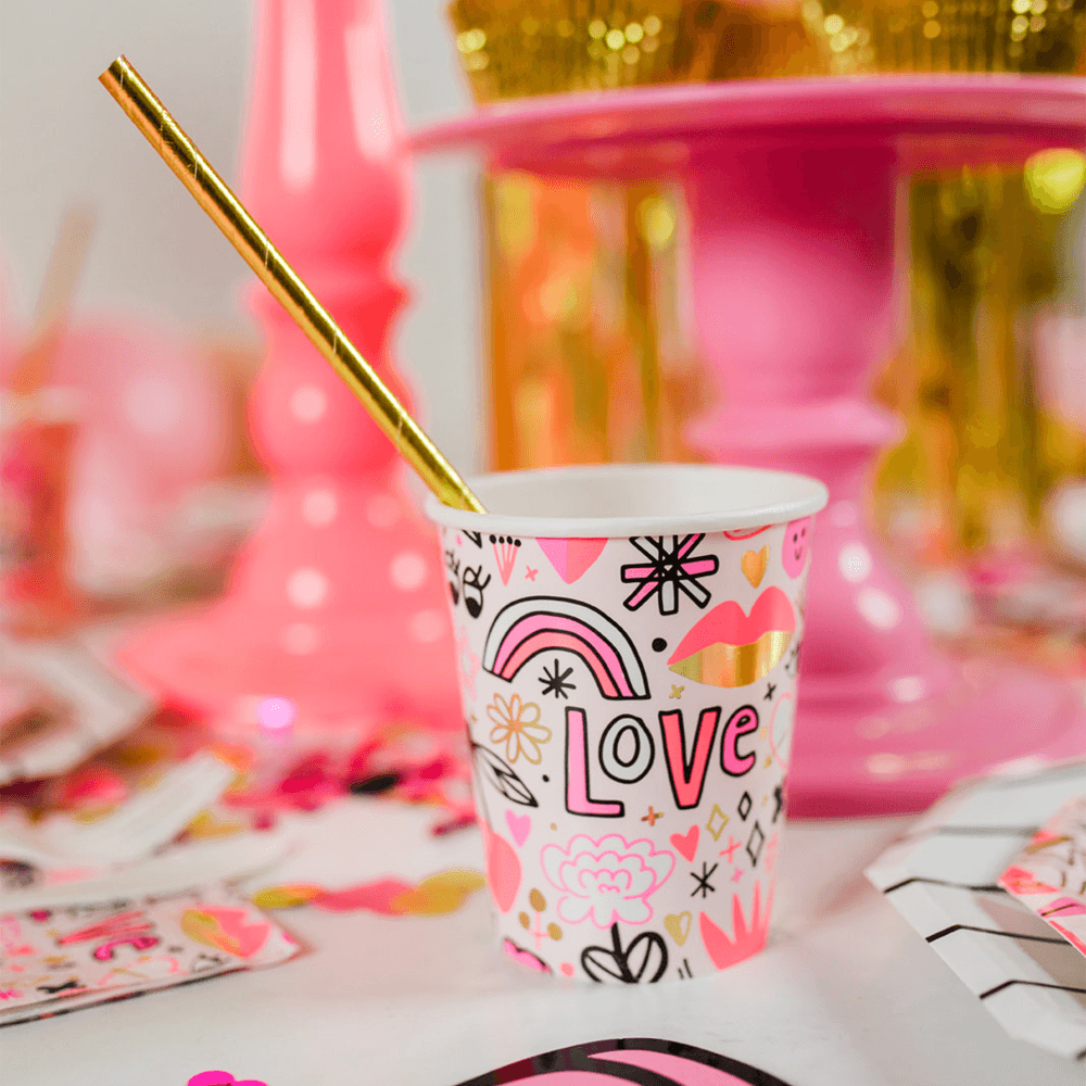 Love Notes 9 oz Cups from Daydream Society