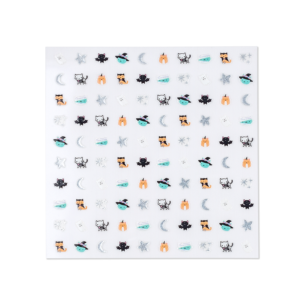Meowloween Nail Stickers, Shopsweetluluss