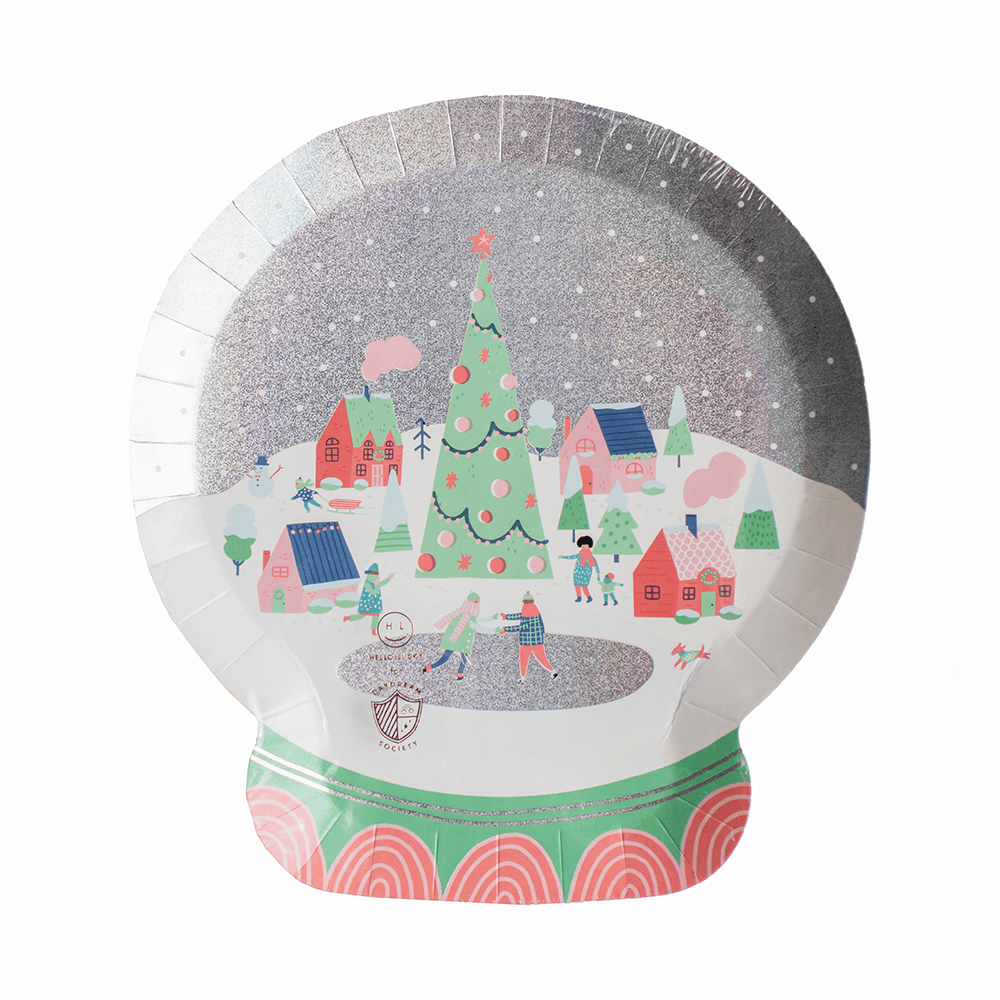 Snow Day Large Plates