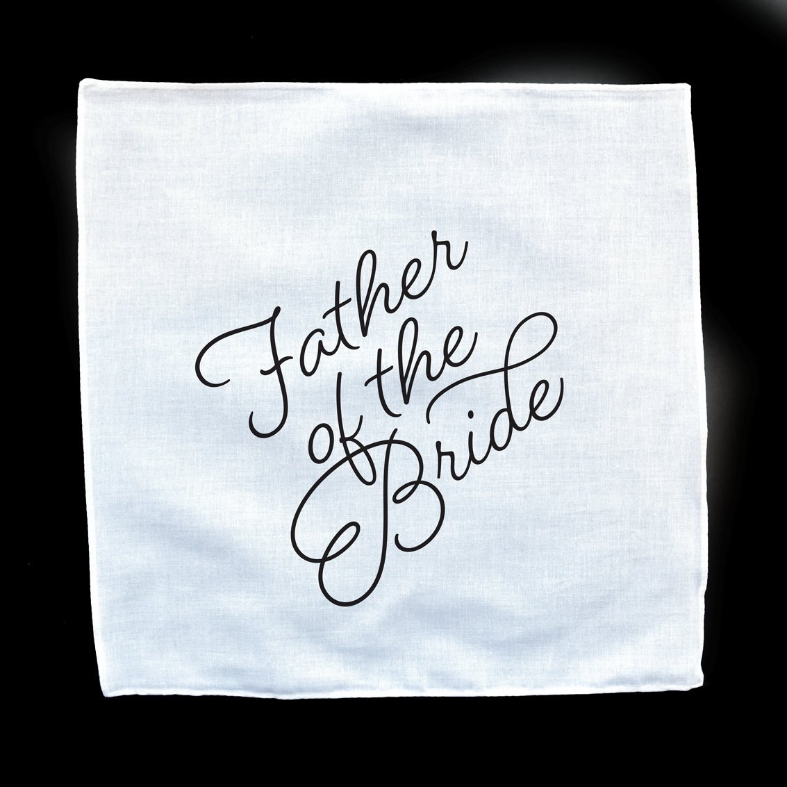 Father Of The Bride Wedding Handkerchief