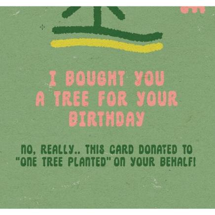 Favorite Hippie Birthday Card