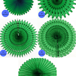 Dark Green Fans, 5 Sizes