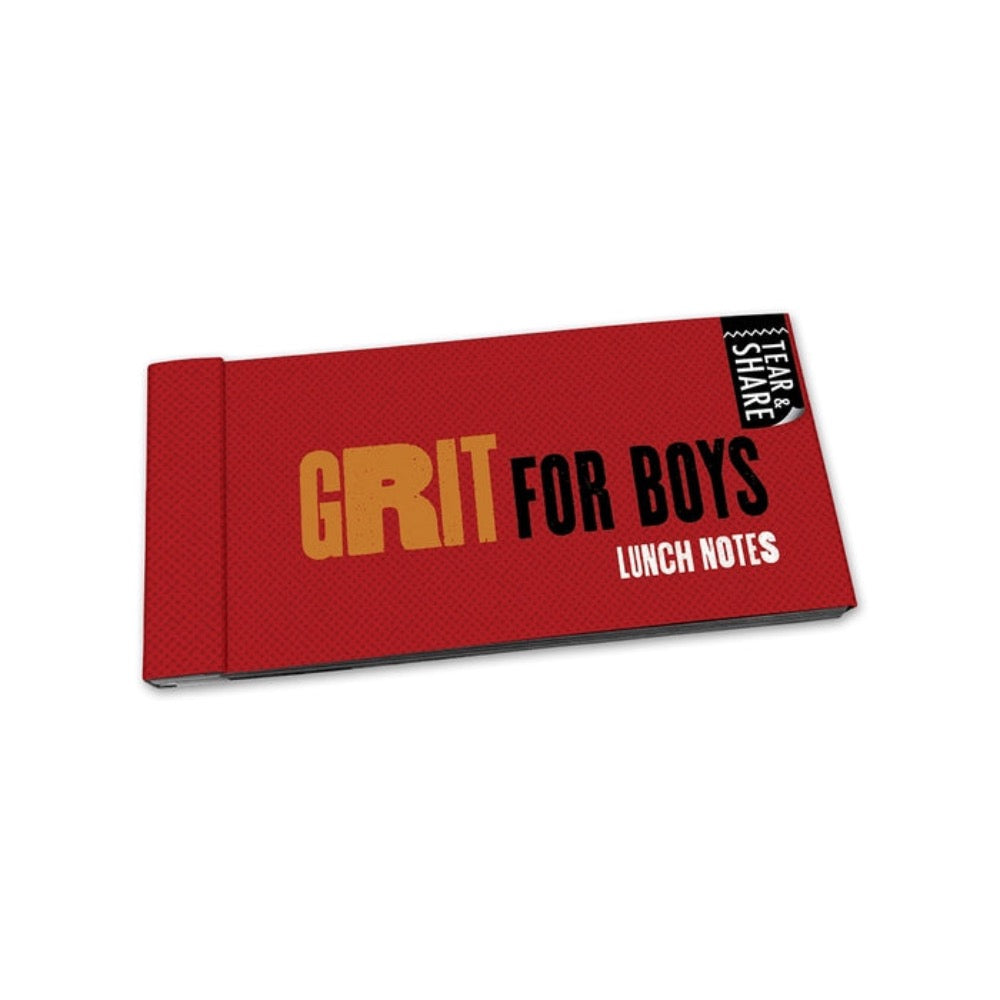 Grit for Boys Lunchbox Notes, Shopsweetluluss