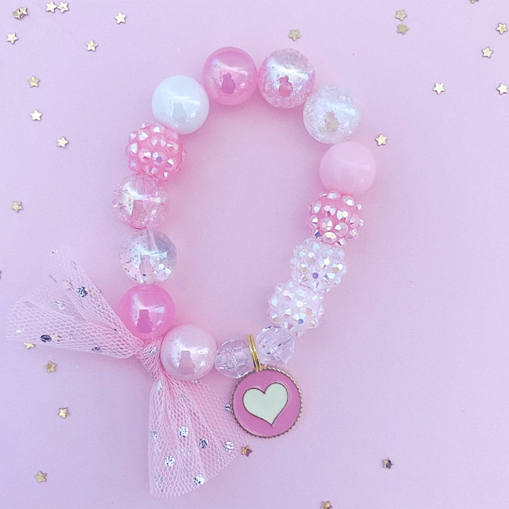 Heart Charm Bracelet - 3 Size Options, Shopsweetluluss