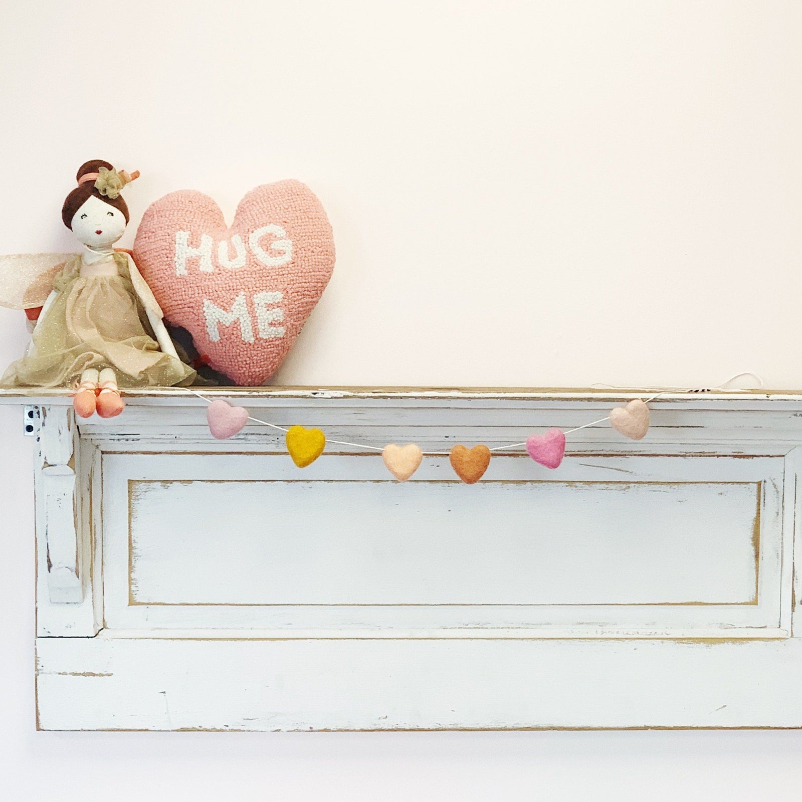 Sweet Hearts Mini Felt Garland
