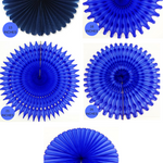 Dark Blue Fans, 5 Sizes