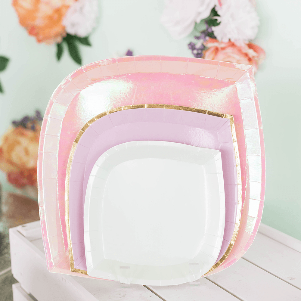 Posh Mint to Be Plates - 3 Size Options
