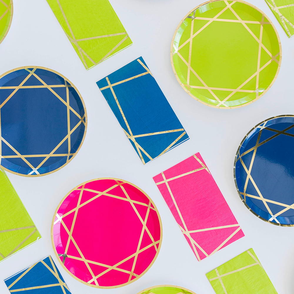 Enchanté Mixed Pack Dinner Plates from Jollity & Co