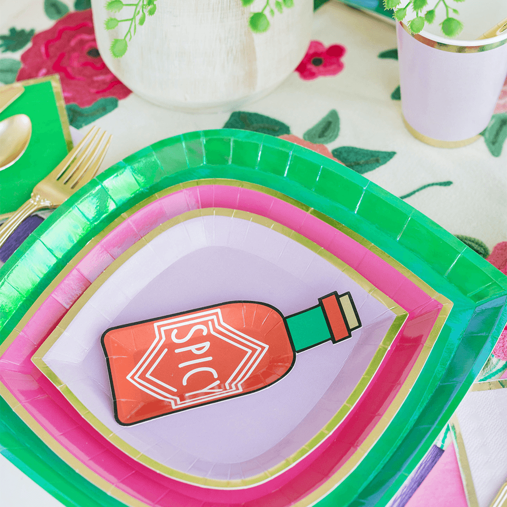 Posh Emerald City Plates - 3 Size Options
