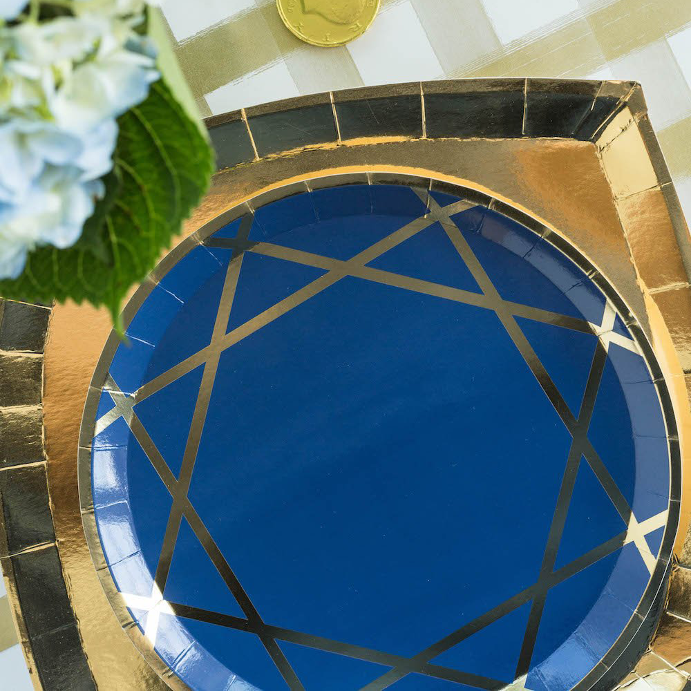 Enchanté Navy Dinner Plates from Jollity & Co