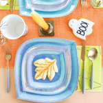 Posh Bubble Mint Charger Plates from Jollity & Co