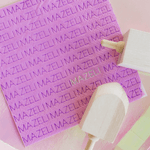 Pink "Mazel" Cocktail Napkins, Shopsweetluluss