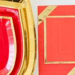 Posh Ruby Kiss Guest Napkins, Shopsweetluluss