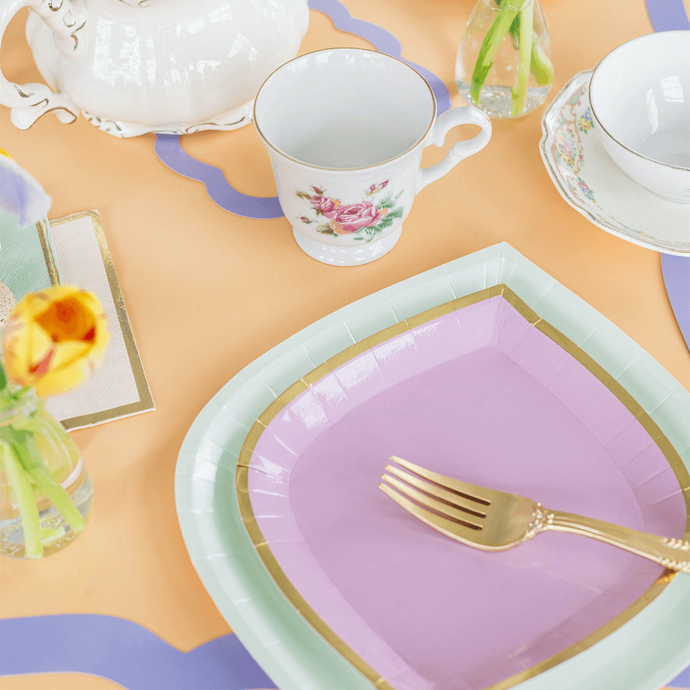 Posh Mint to Be Plates - 3 Size Options