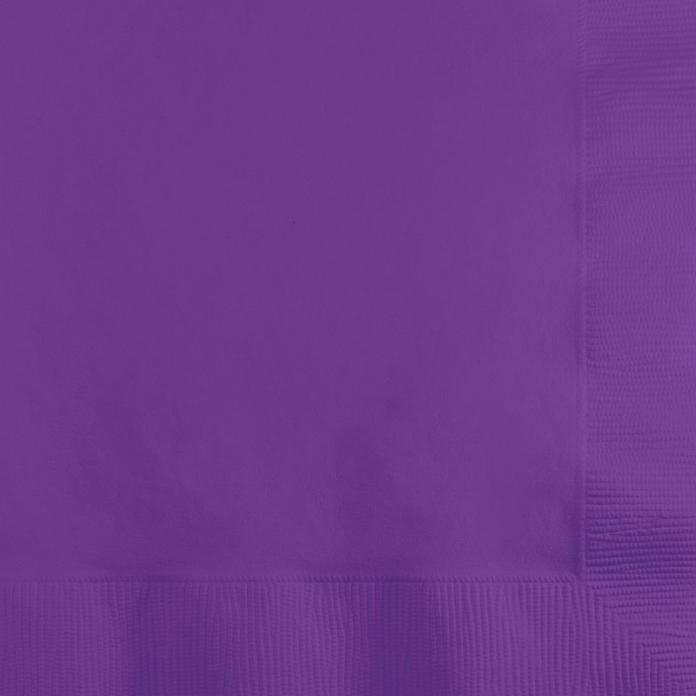 Bright Purple Napkins - 2 Size Options