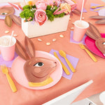 Chocolate Bunny Dinner Plate