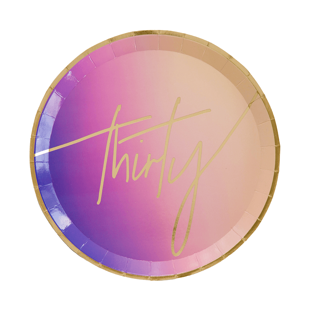 Milestone Dirty 30 Dinner Plates, Shopsweetluluss