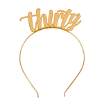 "Thirty" Metal Headband - 2 Color Options, Shopsweetluluss