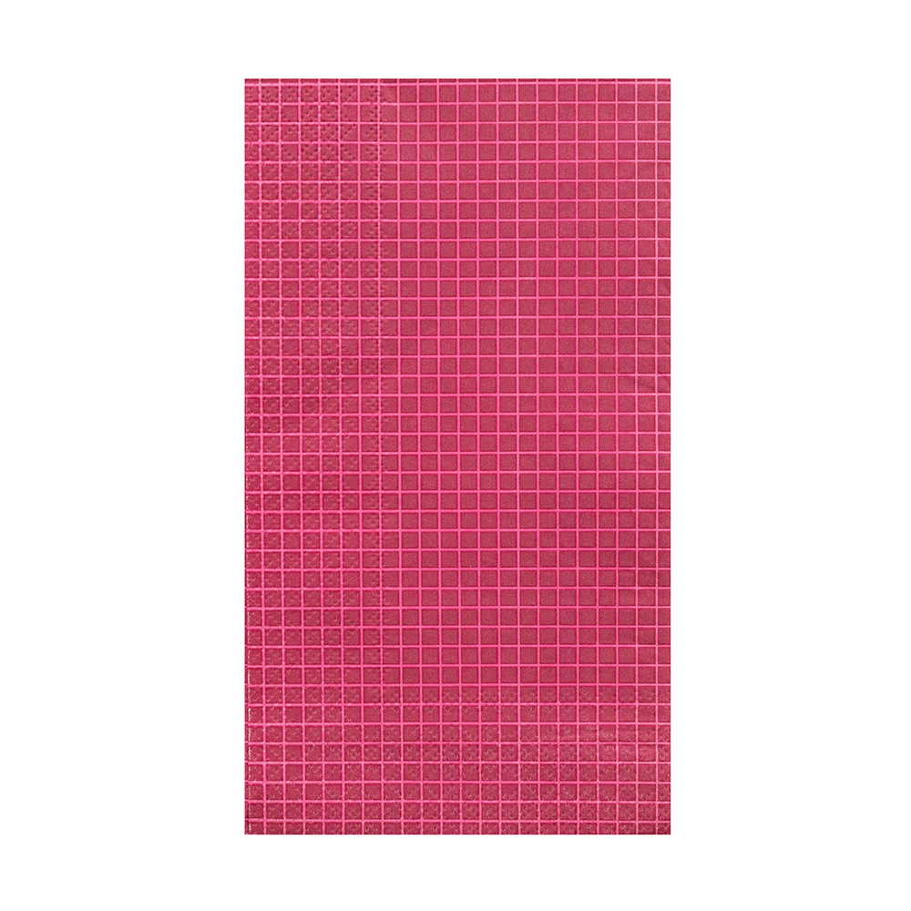 Magenta Grid Print More Party Faves Guest Napkins from Jollity & Co