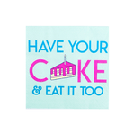 "Have Your Cake & Eat It Too" Cocktail Napkins from Jollity & Co