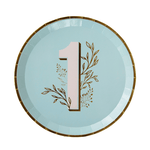 Milestone Blue Onederland Dinner Plates from Jollity & Co