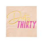 Milestone "Dirty Thirty" Large Napkins, Shopsweetluluss