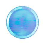 Posh Round Dessert Plate, Bubble Mint  from Jollity & Co