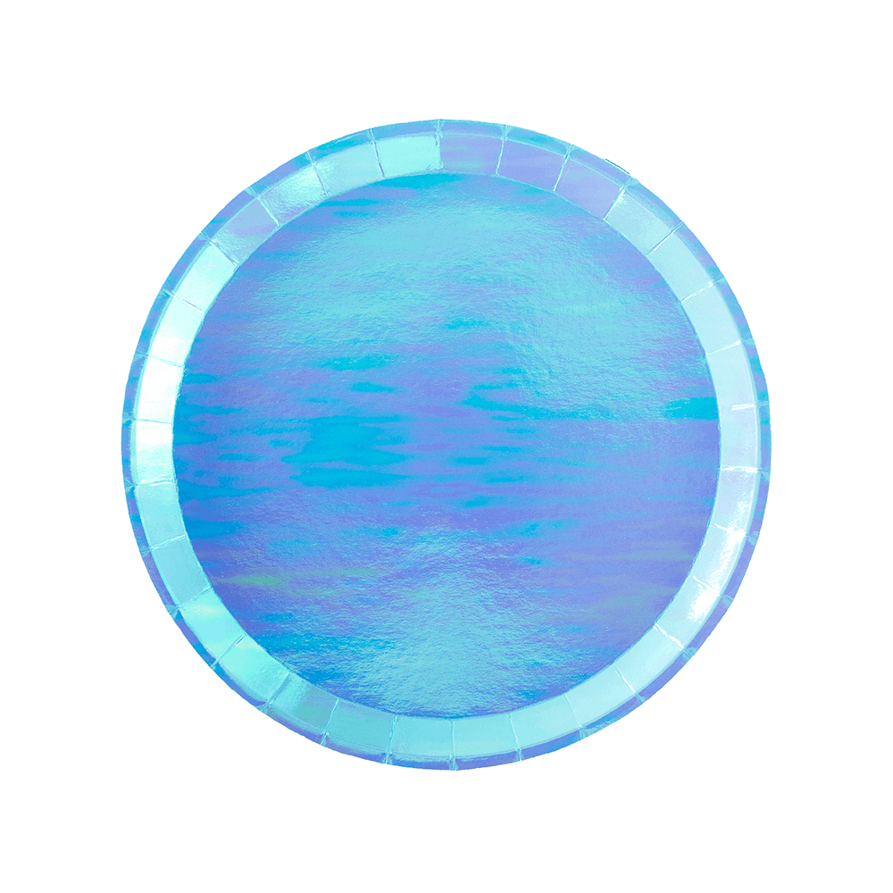 Posh Round Dessert Plate, Bubble Mint  from Jollity & Co