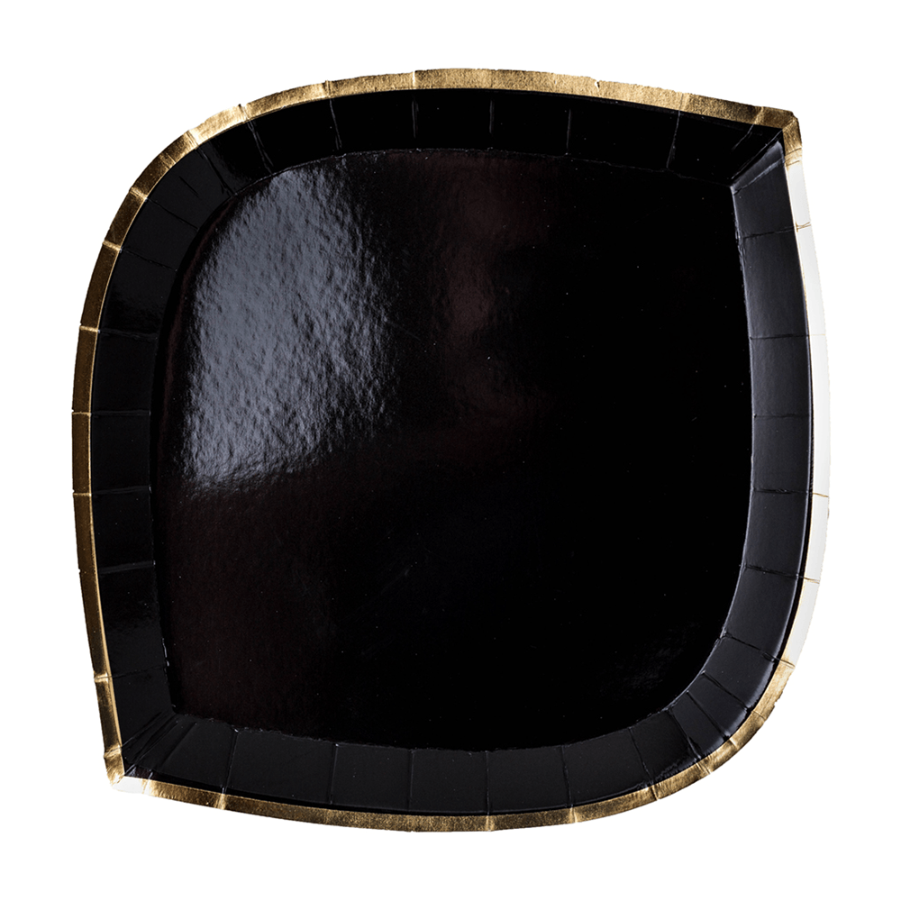 Posh Noir Plates - 3 Size Options, Shopsweetluluss