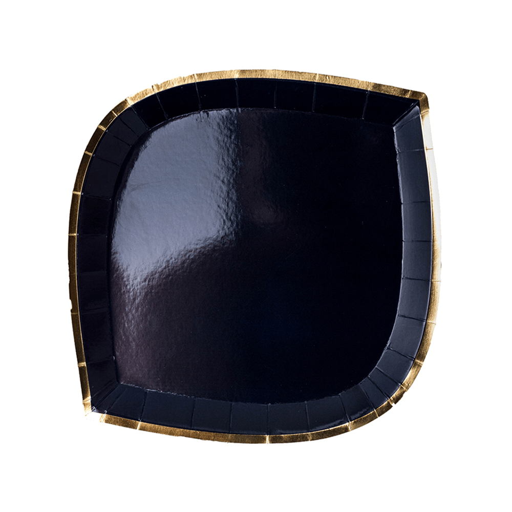 Posh Noir Plates - 3 Size Options, Shopsweetluluss