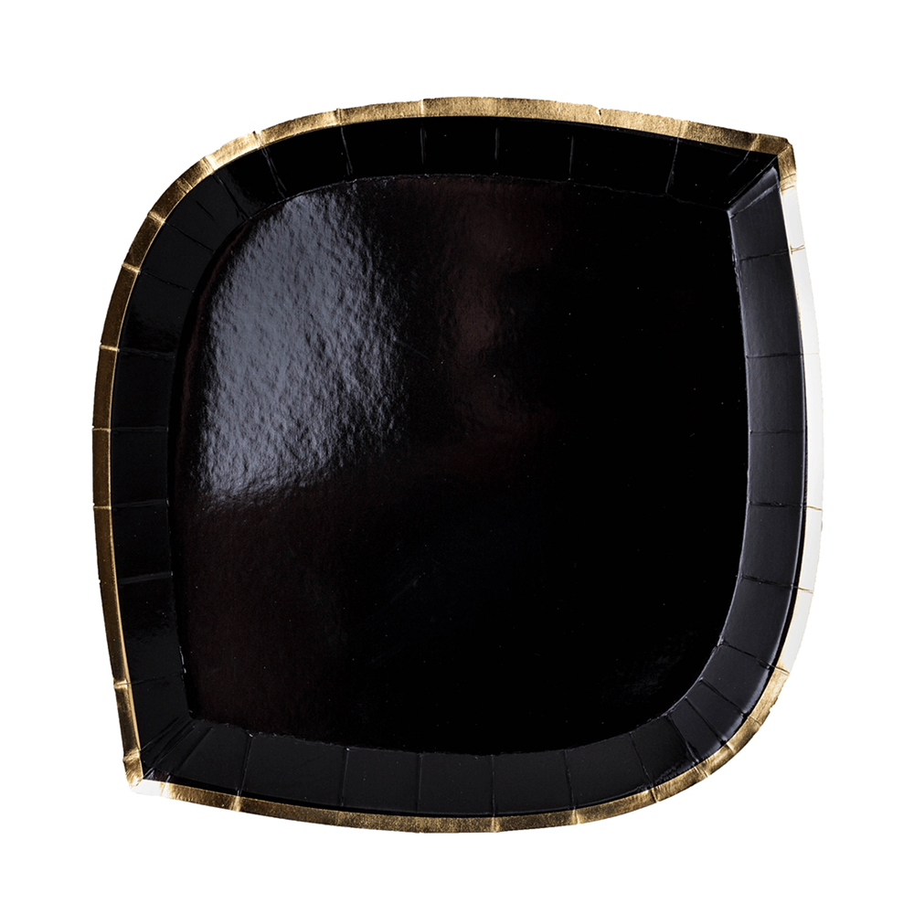 Posh Noir Plates - 3 Size Options, Shopsweetluluss
