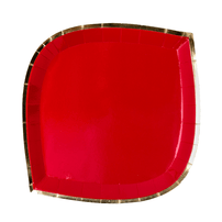 Posh Ruby Kiss Plates - 2 Size Options, Shopsweetluluss