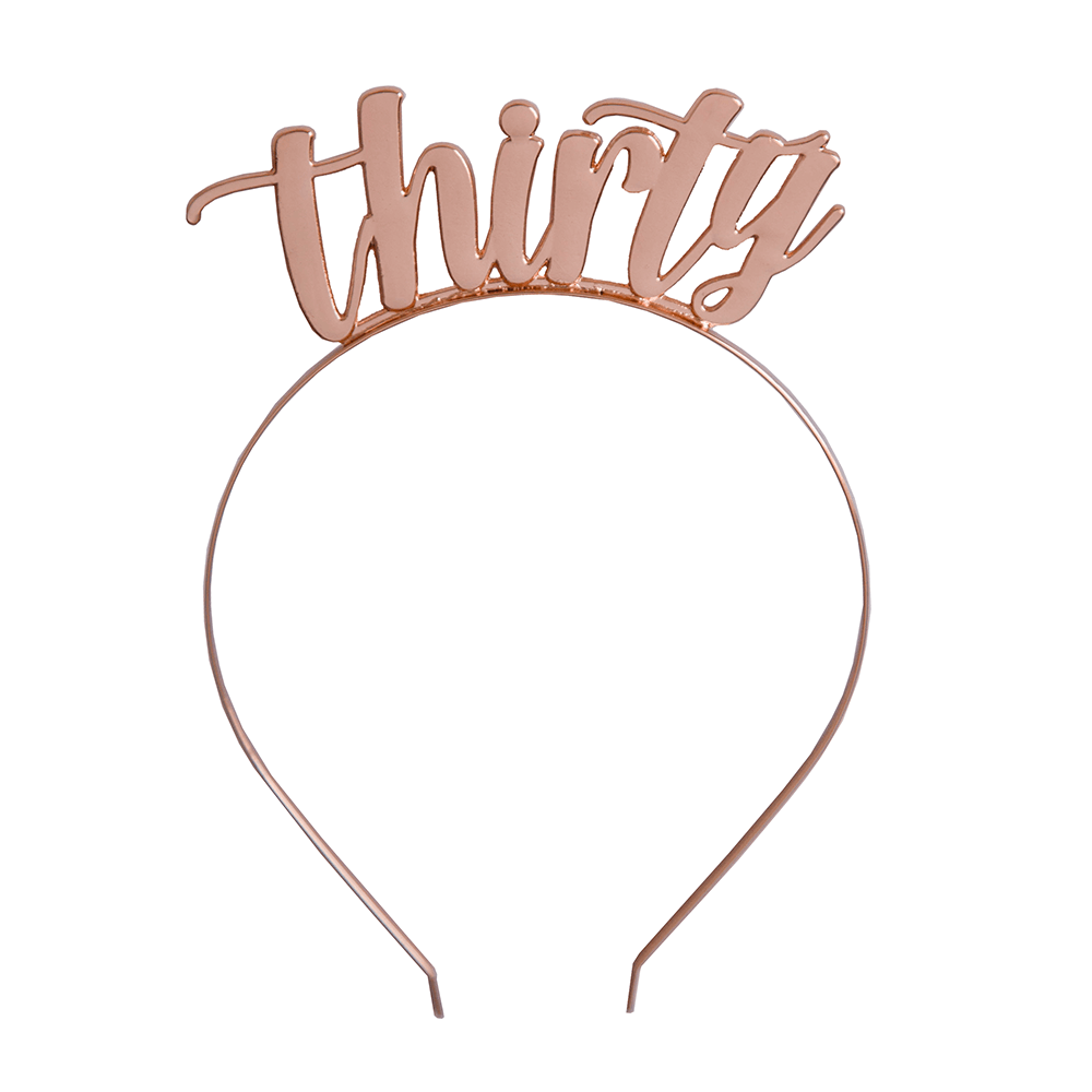 "Thirty" Metal Headband - 2 Color Options, Shopsweetluluss