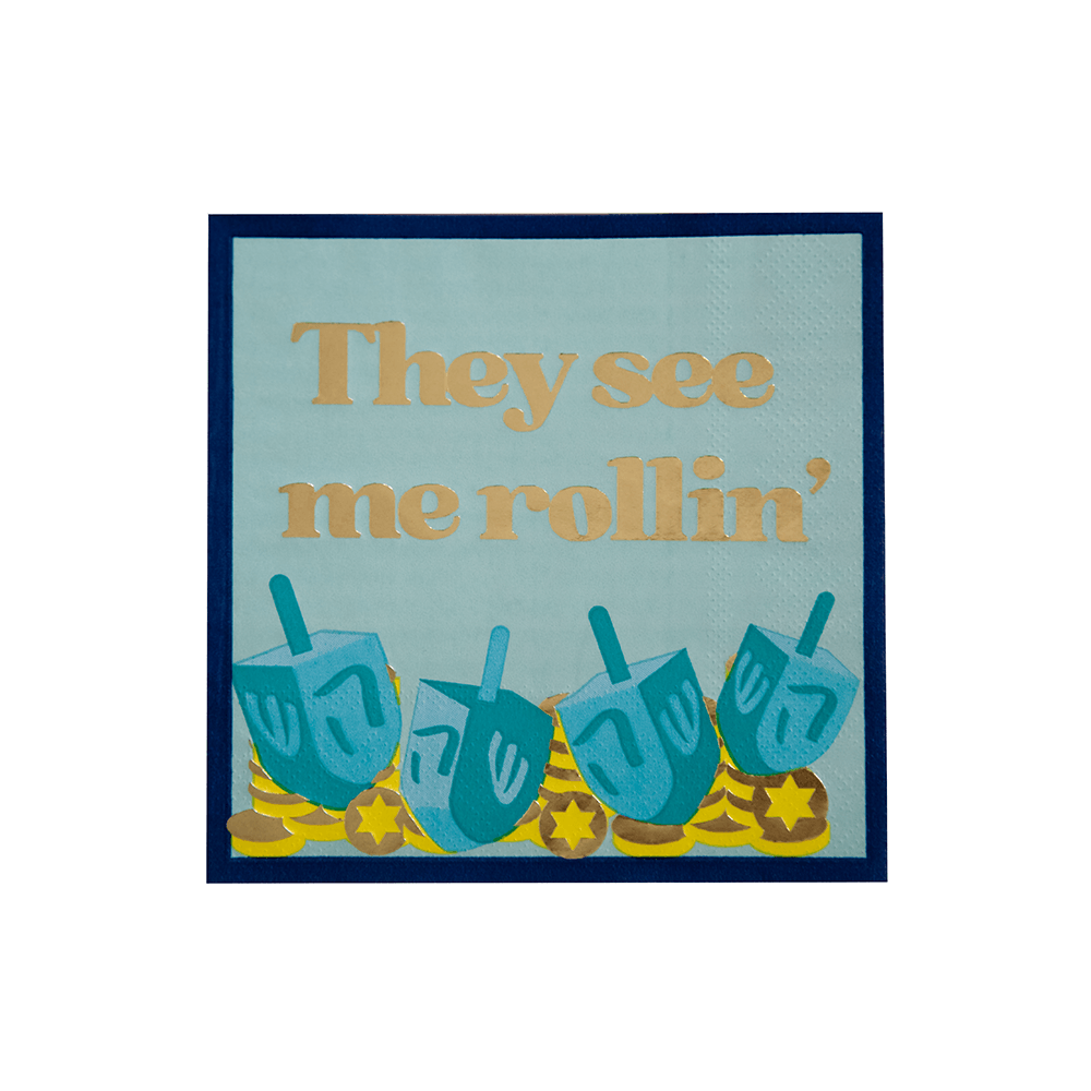 "They See Me Rollin'" Cocktail Napkins, Shopsweetluluss