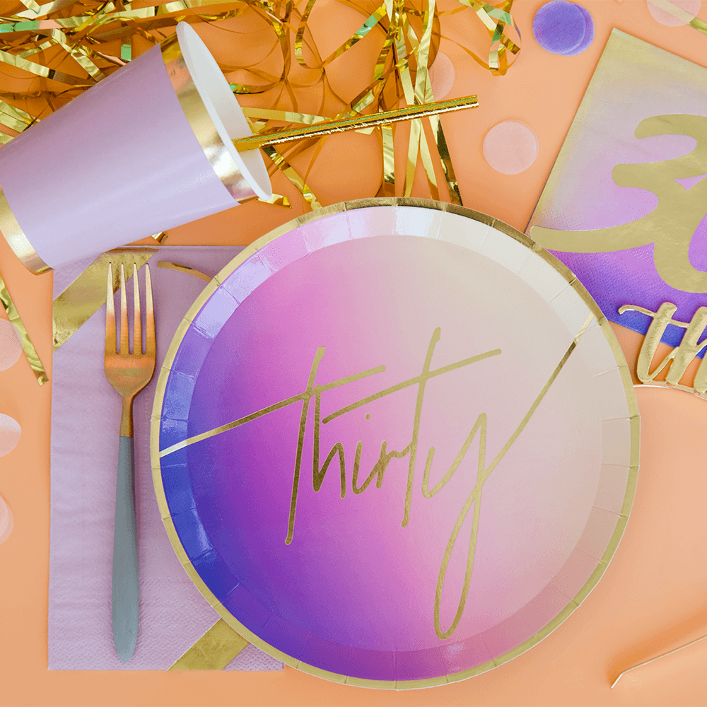 Milestone Dirty 30 Dinner Plates, Shopsweetluluss