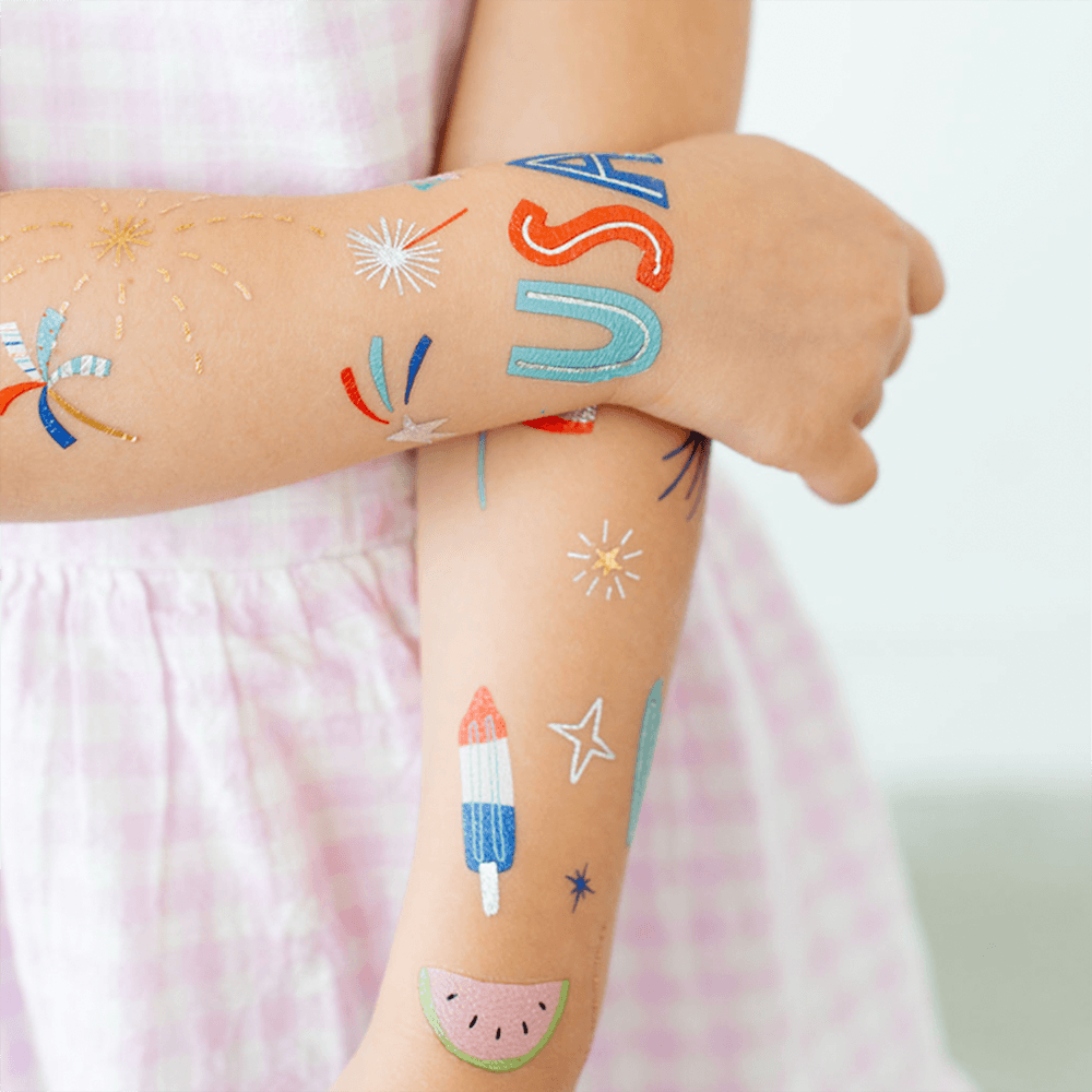 U.S. Of Yay Temporary Tattoos, Shopsweetluluss