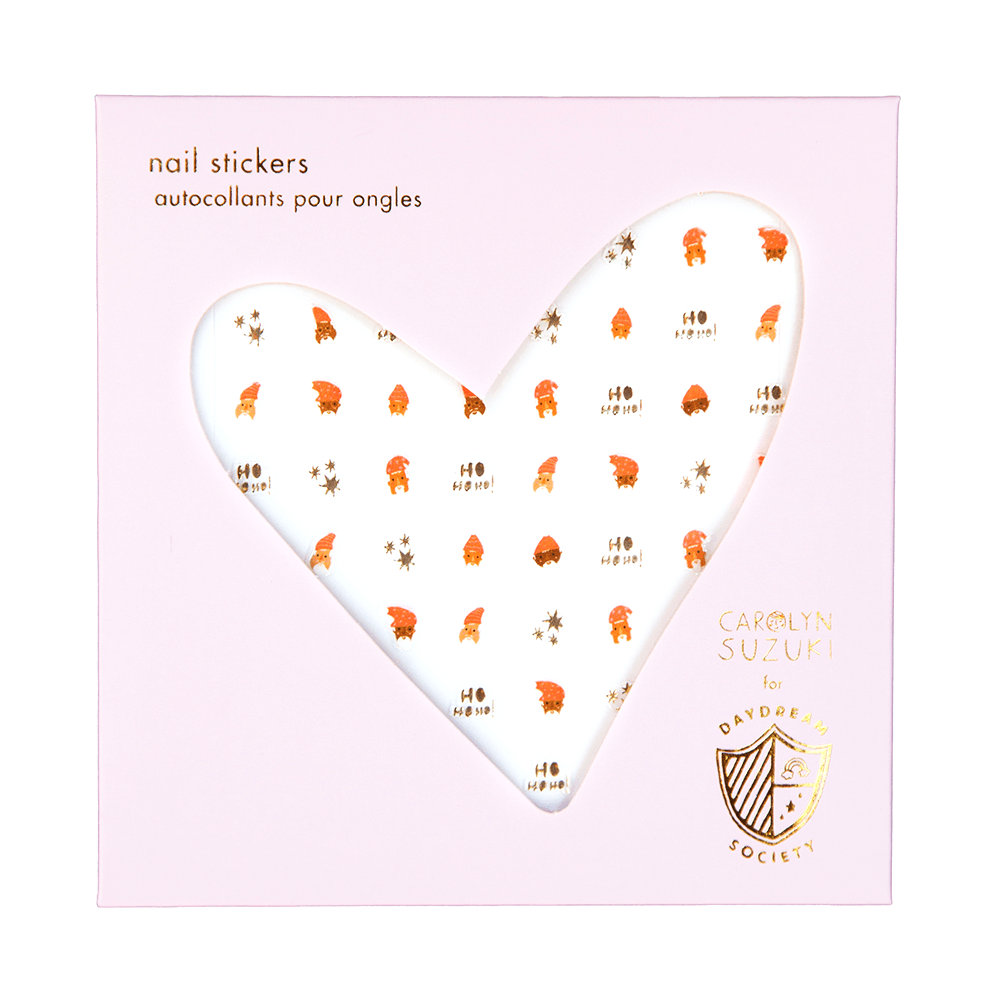 Santa Squad Nail Stickers, Shopsweetluluss