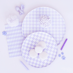 Check It! Purple Posse Guest Napkins, Jollity & Co.