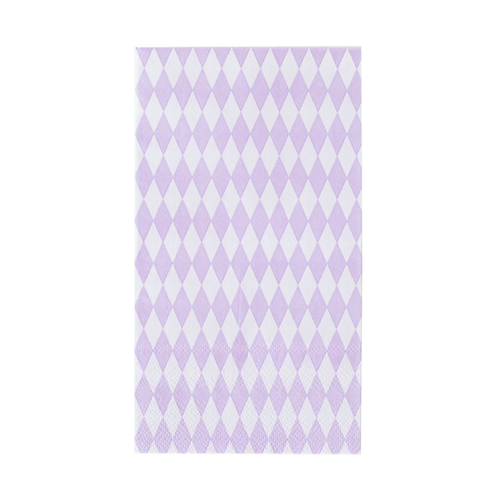 Check It! Purple Posse Guest Napkins, Jollity & Co.