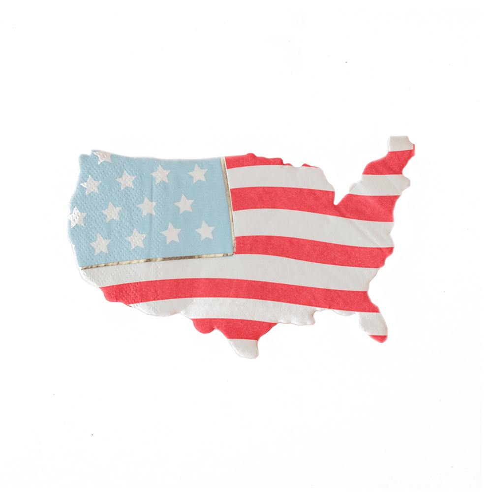 Merica! Die-Cut Napkins, Jollity & Co.