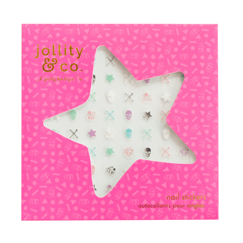 Pastel Skull Nail Stickers, Jollity & Co.