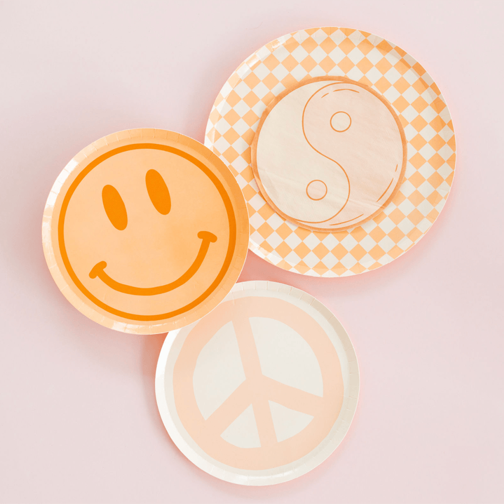 Peace & Love Yin & Yang Large Napkins, Jollity & Co.