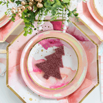 Posh Just Peachy Round Plates - 2 Size Options