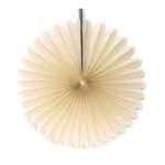 Ivory Paper Fans, 5 Sizes